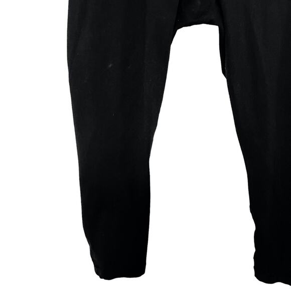 ZELLA Black Cropped Skinny Pull On Workout Athletic Stretch Knit Leggings S - Picture 4 of 16